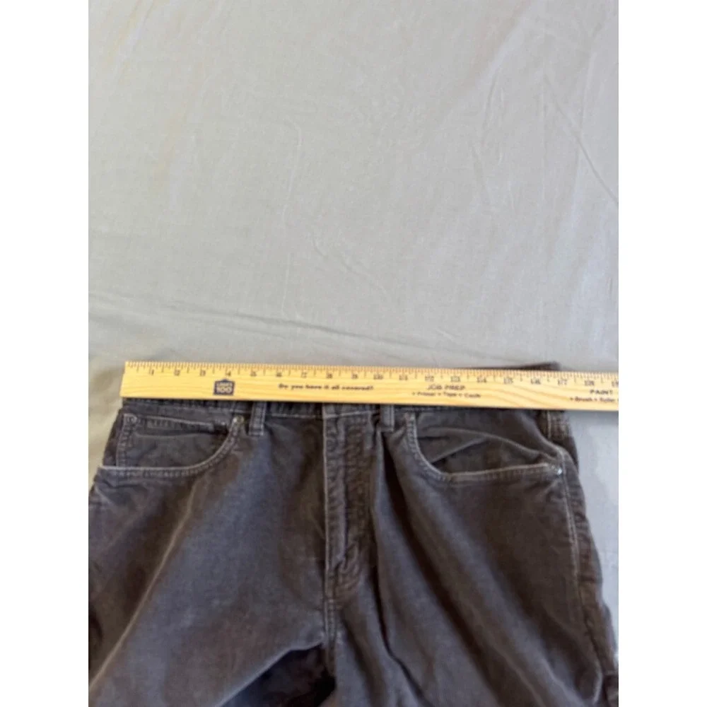J.Crew 484 Corduroy Jeans Mens 34x32 Gray Slim‎ Medium Wash Pants